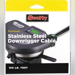 New Open Box Scotty #1001K Premium Stainless Steel Replacement Downrigger Cable
